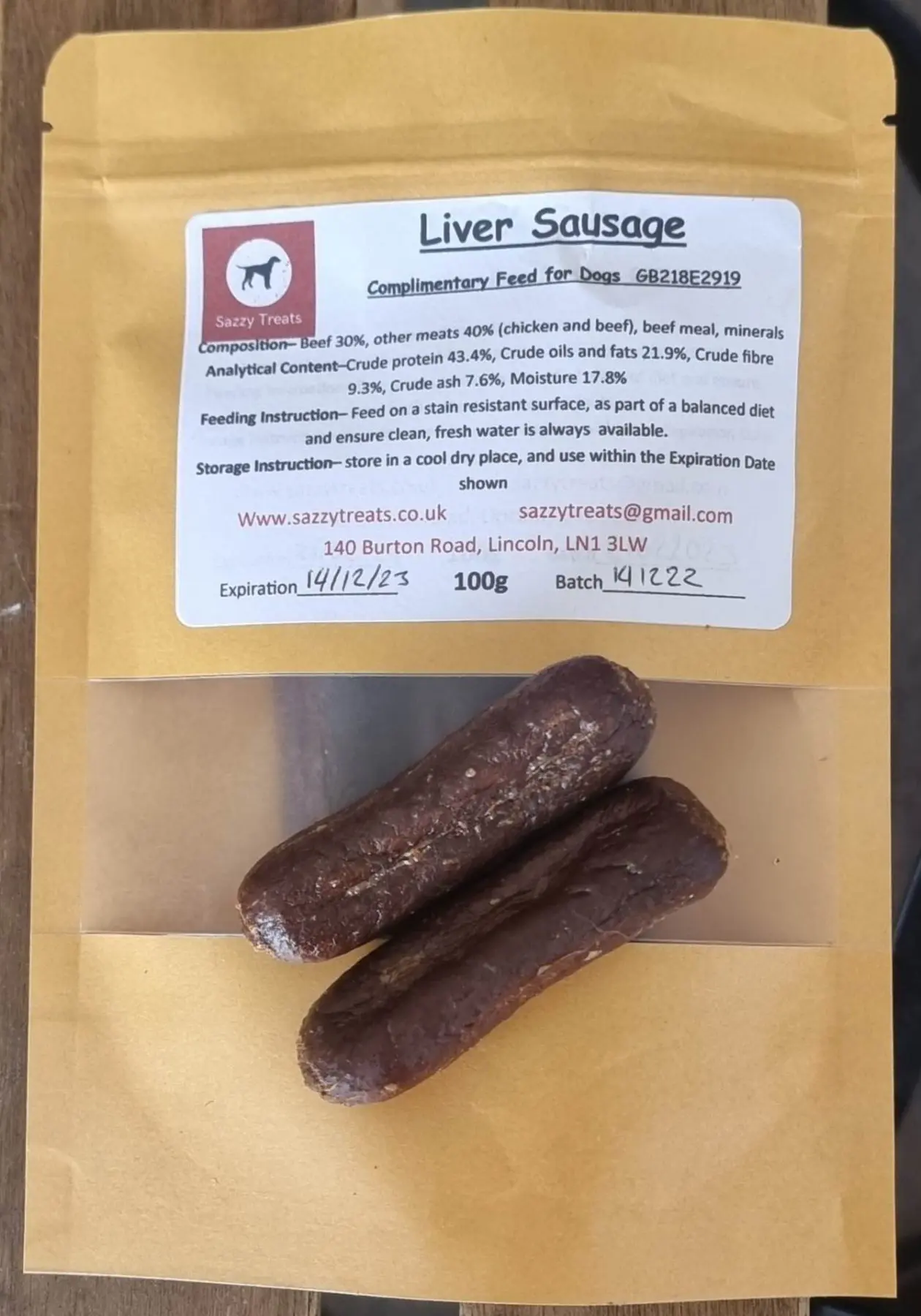gourmet liver sausage 100g